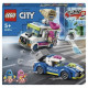 Конструктор LEGO City 60314 “Погоня полиции за грузовиком с мороженым” 317 деталей, 5+