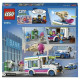 Конструктор LEGO City 60314 “Погоня полиции за грузовиком с мороженым” 317 деталей, 5+