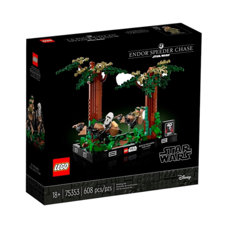 LEGO Star Wars 75353 – Диорама погоня на Эндоре