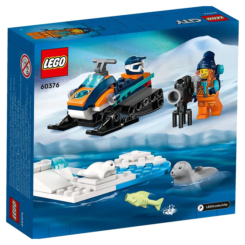 Конструктор LEGO City 60376 "Снегоход Artic Explorer" 58pcs, 5+
