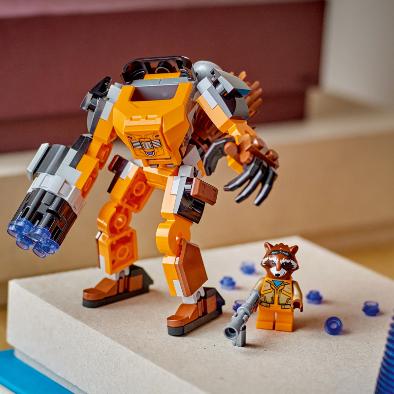 Конструктор LEGO Marvel Super Heroes 76243 “Меха: Енот Ракета” 98 деталей, 6+