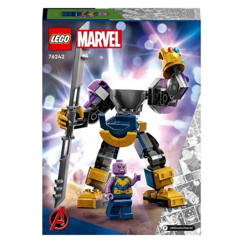 Конструктор LEGO Marvel Super Heroes 76242 “Меха: Танос” 113 деталей, 6+
