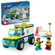 Конструктор LEGO City 60403 “Скорая помощь и сноубордист” 79 деталей, 4+