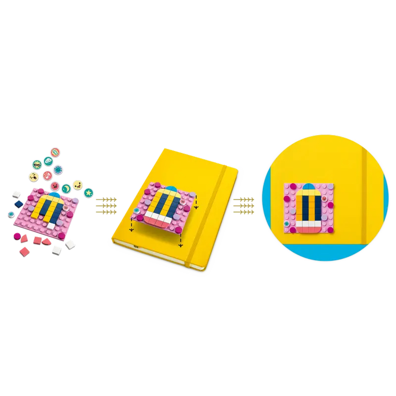 Конструктор LEGO DOTS 41957 “Большой набор пластин-наклеек с тайлами” 486 деталей, 6+