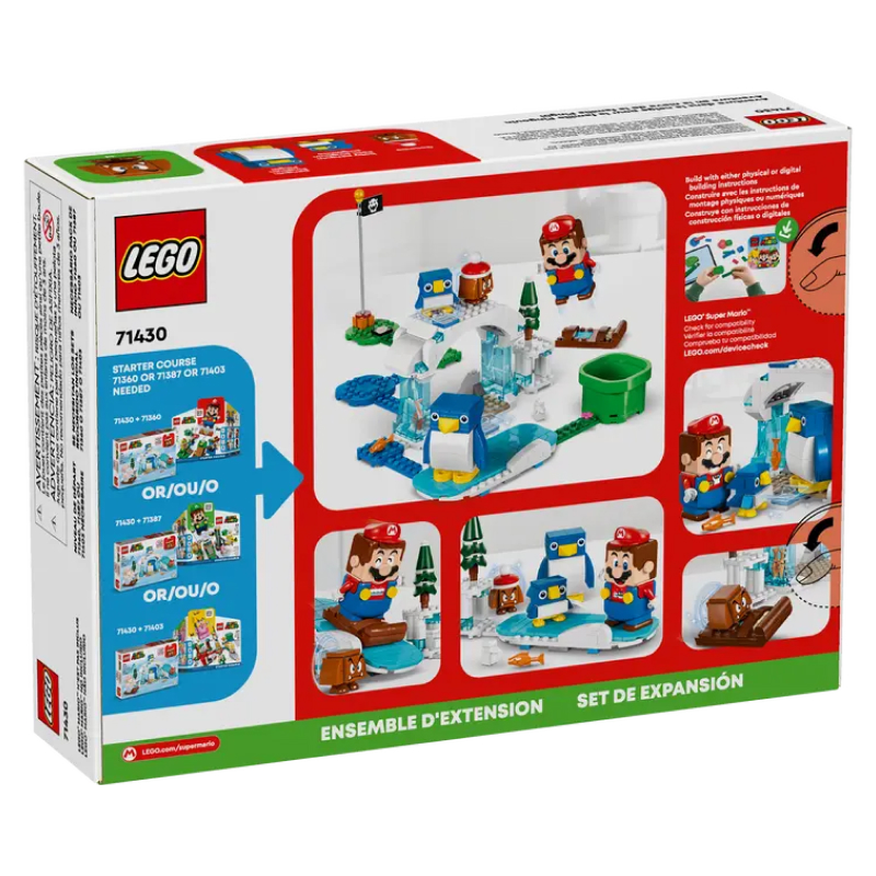 Конструктор LEGO Super Mario 71430 “Снежные приключения семьи Пингвинов” 228 деталей, 7+