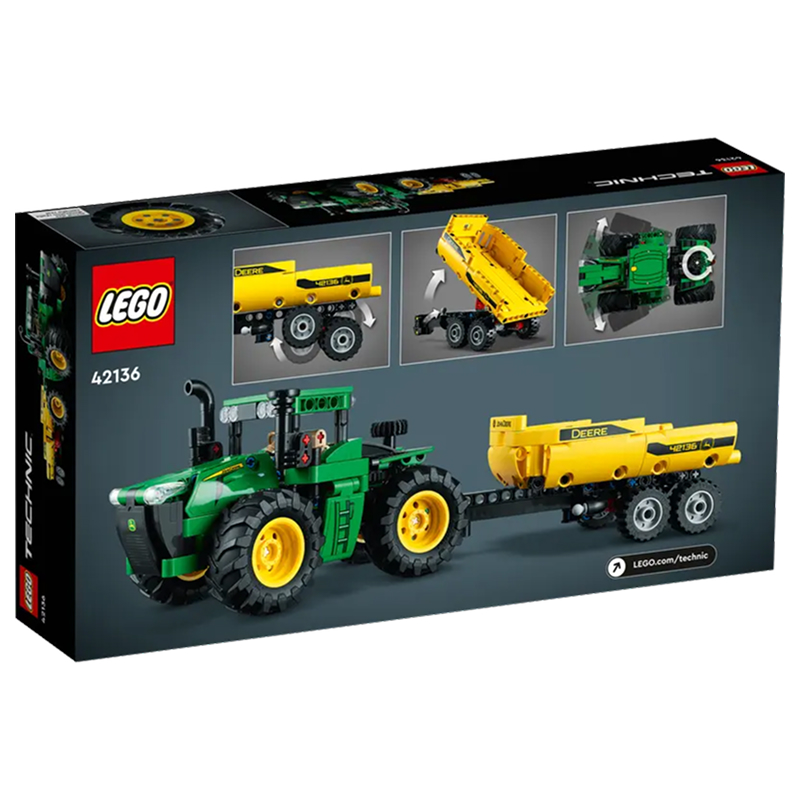Конструктор LEGO Technic 42136 "Трактор John Deere 9620R 4WD" 390 pcs, 8+