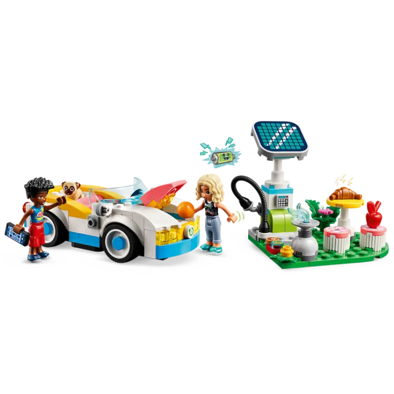 Конструктор LEGO Friends 42609 “Электромобиль и зарядная станция” 170 деталей, 6+