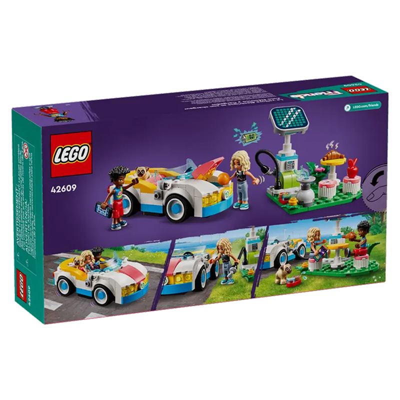 Конструктор LEGO Friends 42609 “Электромобиль и зарядная станция” 170 деталей, 6+