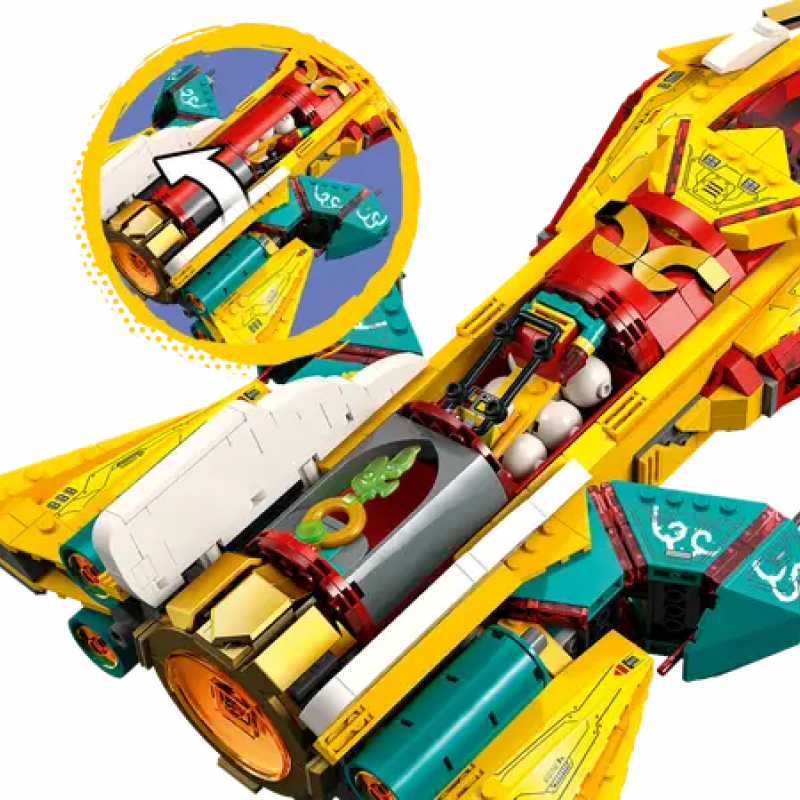  LEGO Monkey Kid 80035 “Галактический странник Манки Кида” – 1356 деталей, 9+