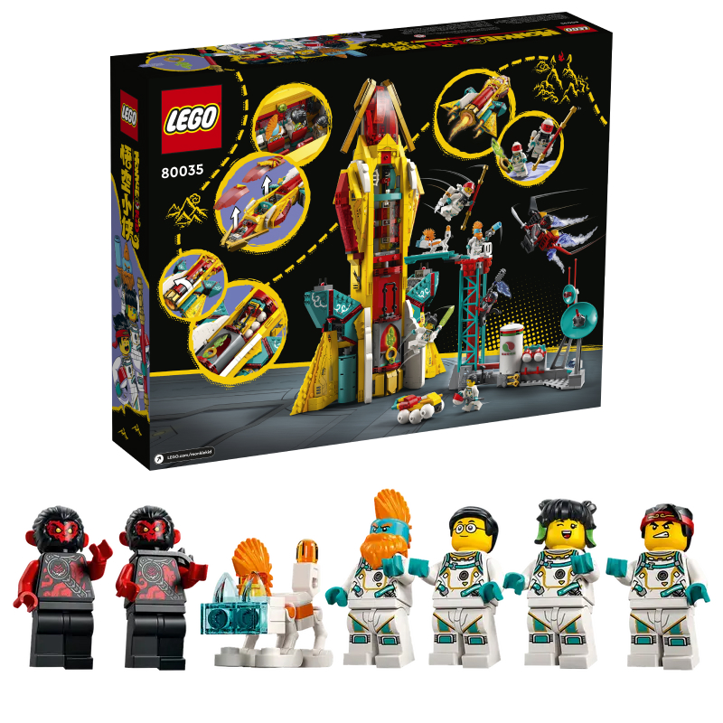  LEGO Monkey Kid 80035 “Галактический странник Манки Кида” – 1356 деталей, 9+