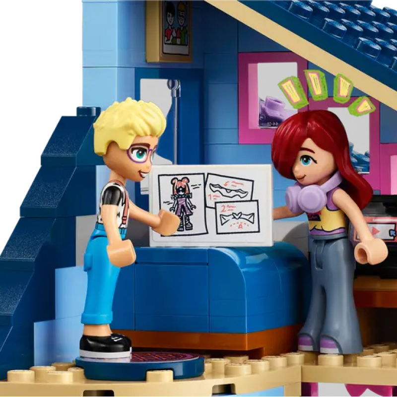 LEGO Friends 42620 – Семейные дома Олли и Пейсли (1126 деталей), игровой набор для детей 7+