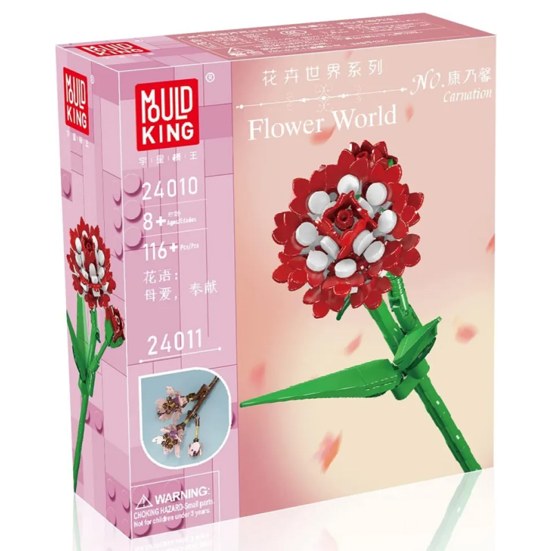 Конструктор Mould King 24010 “Гвоздика” 116 деталей, 8+