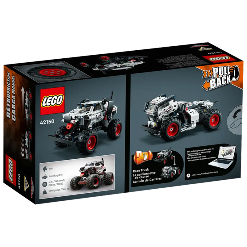 Конструктор LEGO Technic 42150 "Monster Jam: Далматинец" 244pcs, 7+