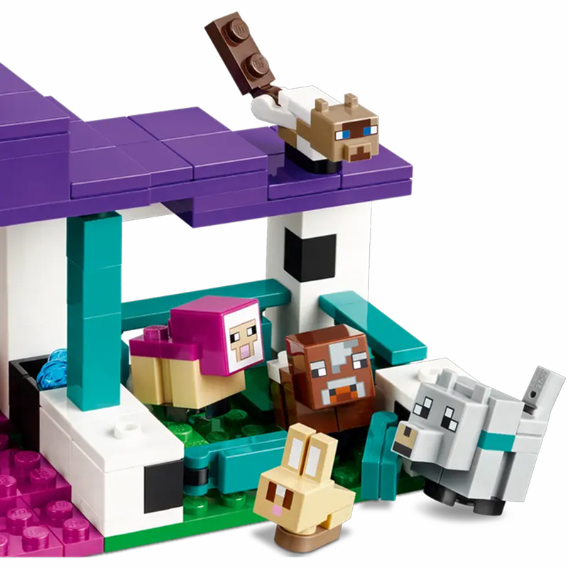 Конструктор LEGO Minecraft 21253 “Приют для животных” 206 деталей, 8+