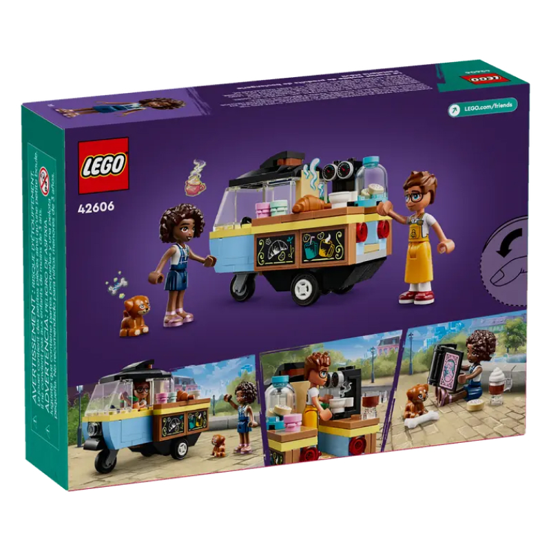 Конструктор LEGO Friends 42606 “Мобильная тележка-пекарня” 127 деталей, 6+
