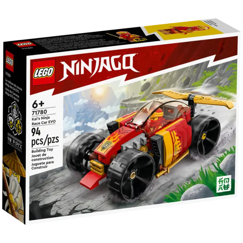 Конструктор LEGO Ninjago 71780 "Гоночный Автомобиль ЭВО Ниндзя Кая" 94pcs, 6+