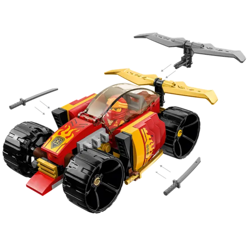 Конструктор LEGO Ninjago 71780 "Гоночный Автомобиль ЭВО Ниндзя Кая" 94pcs, 6+