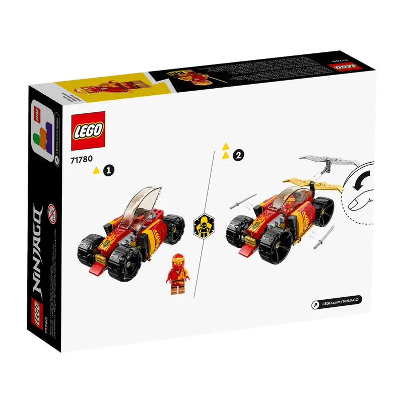Конструктор LEGO Ninjago 71780 "Гоночный Автомобиль ЭВО Ниндзя Кая" 94pcs, 6+