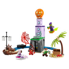 Конструктор LEGO Marvel Super Heroe's 10790 "Команда Человека-паука на маяке Зеленого Гоблина"  149 pcs, 4+  Копия