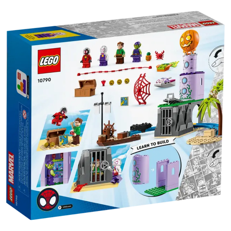 LEGO Marvel Super Heroes 10790 “Команда Человека-паука на маяке Зеленого Гоблина” – 149 деталей, 4+
