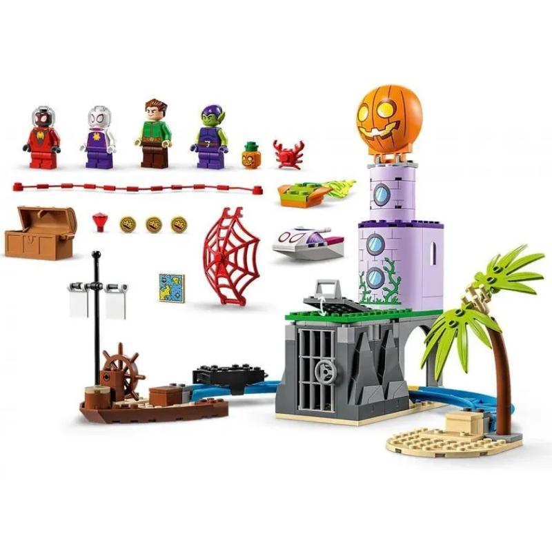  LEGO Marvel Super Heroes 10790 “Команда Человека-паука на маяке Зеленого Гоблина” – 149 деталей, 4+