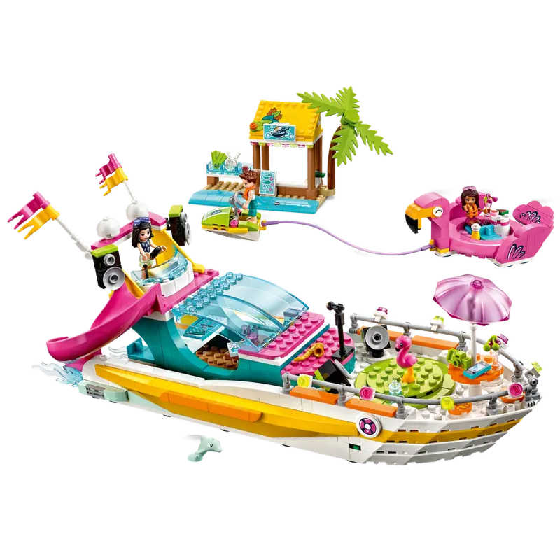 LEGO Friends 41433 “Яхта для Вечеринок” – 640 деталей, 7+