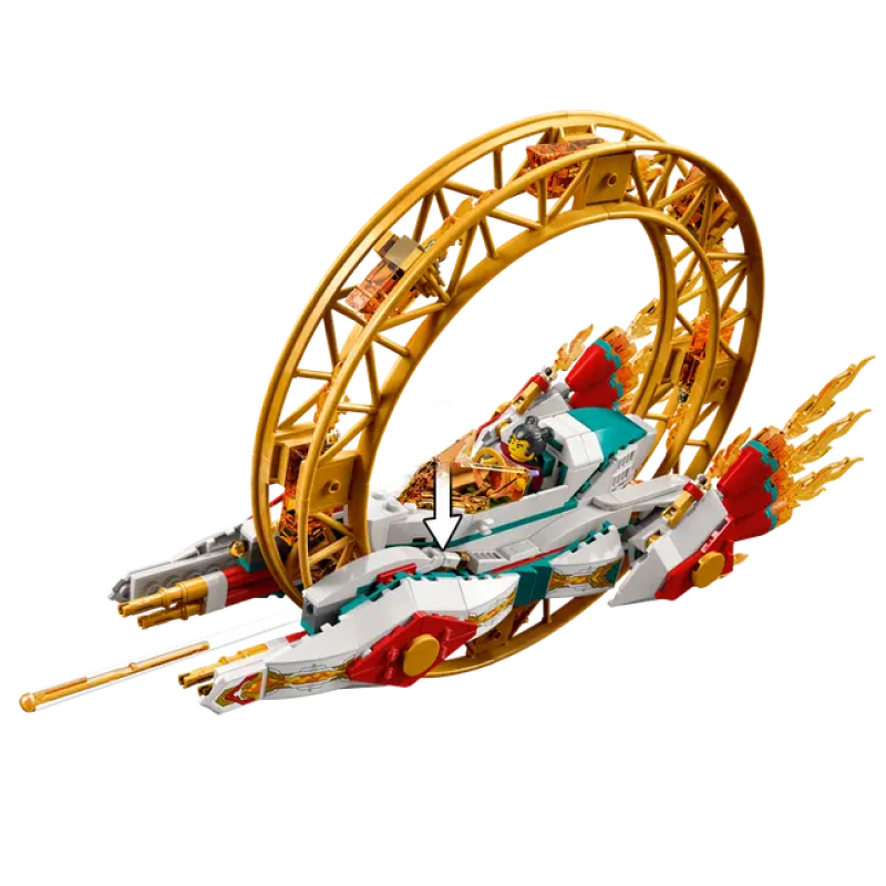 LEGO Monkey Kid 80034 “Огненное кольцо Нэчжа” – 929 деталей, 8+