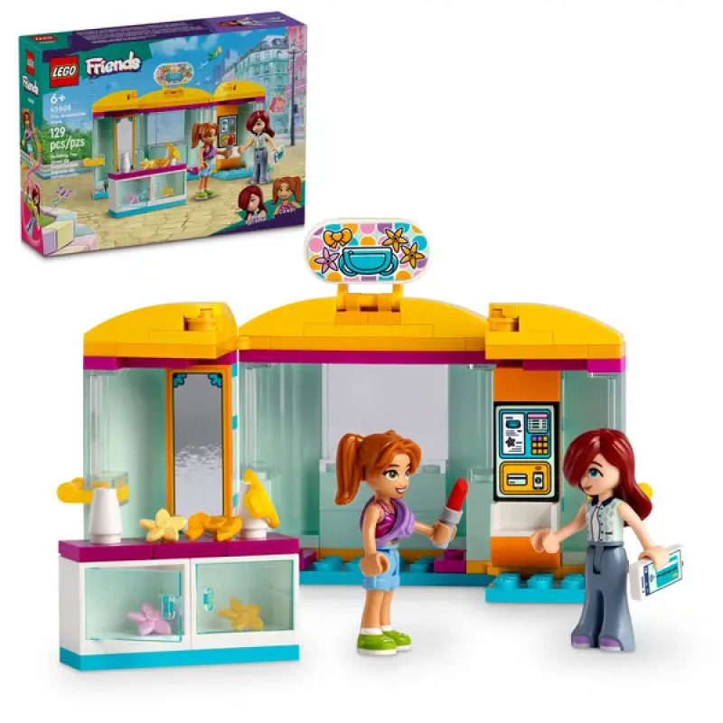 Конструктор LEGO Friends 42608 “Магазин Аксессуаров” 129 деталей, 6+