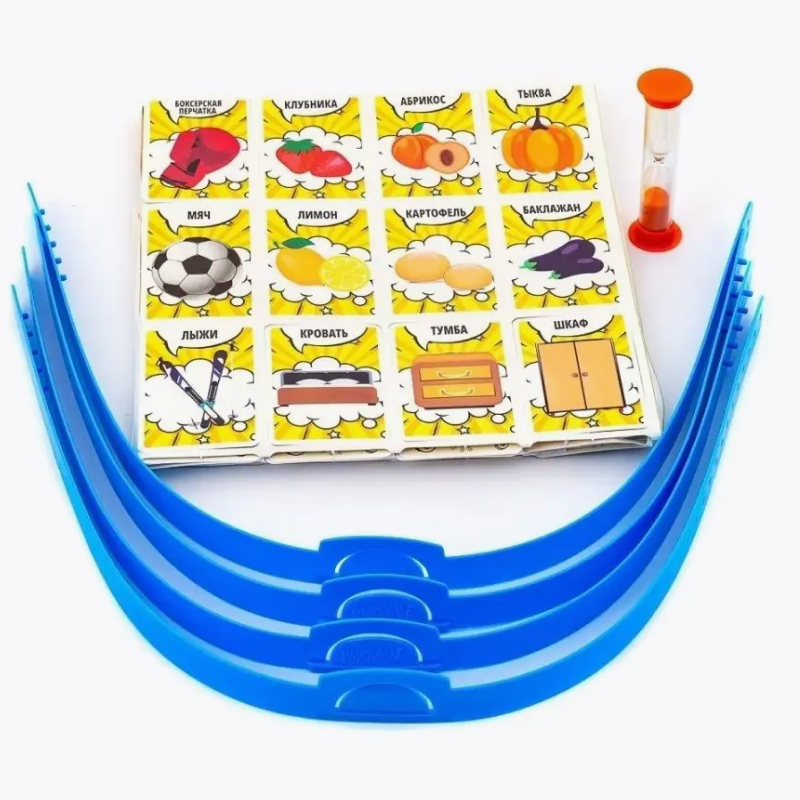 Настольная игра на всю семью "Кто Я" 108 карточек, от 2 до 4 игроков