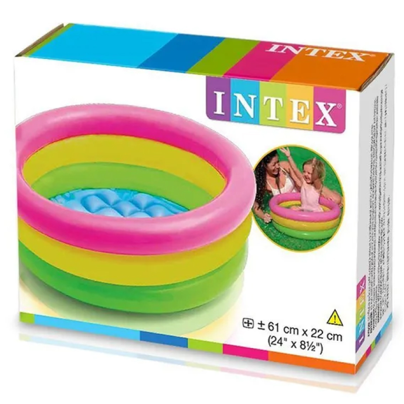 Надувной бассейн "Intex" 57107 61*22см