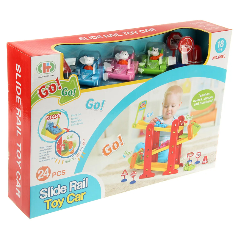 Детская горка Slide Rail Toy Car No. 6883