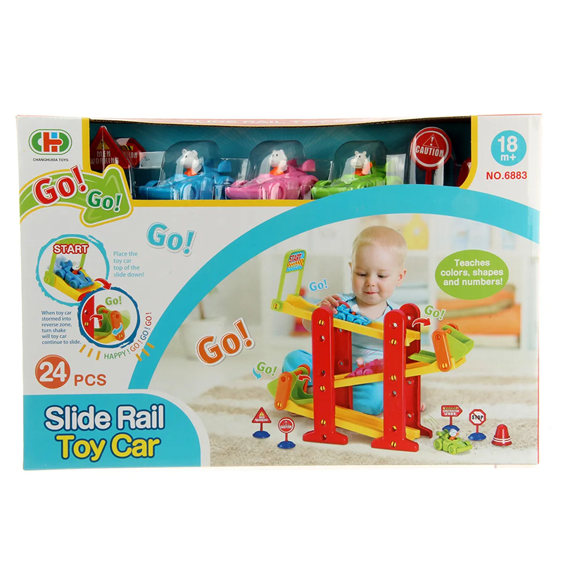 Детская горка Slide Rail Toy Car No. 6883