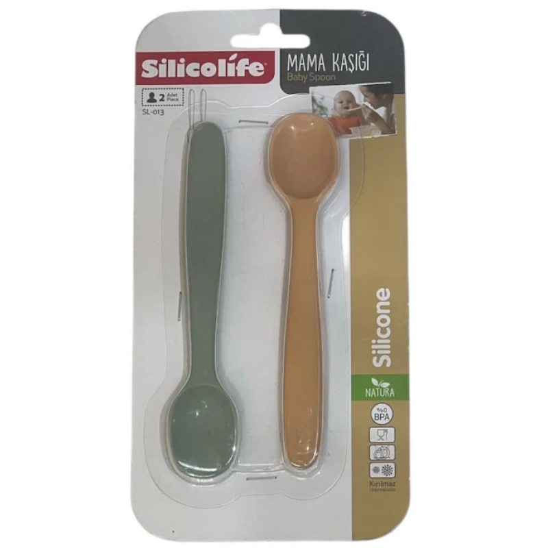 Силикованный ложки 2шт Silicolife SL-013