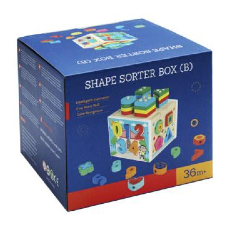 Деревянная развивашка "Shape Sorter Box B" 1131 QZM-20210319