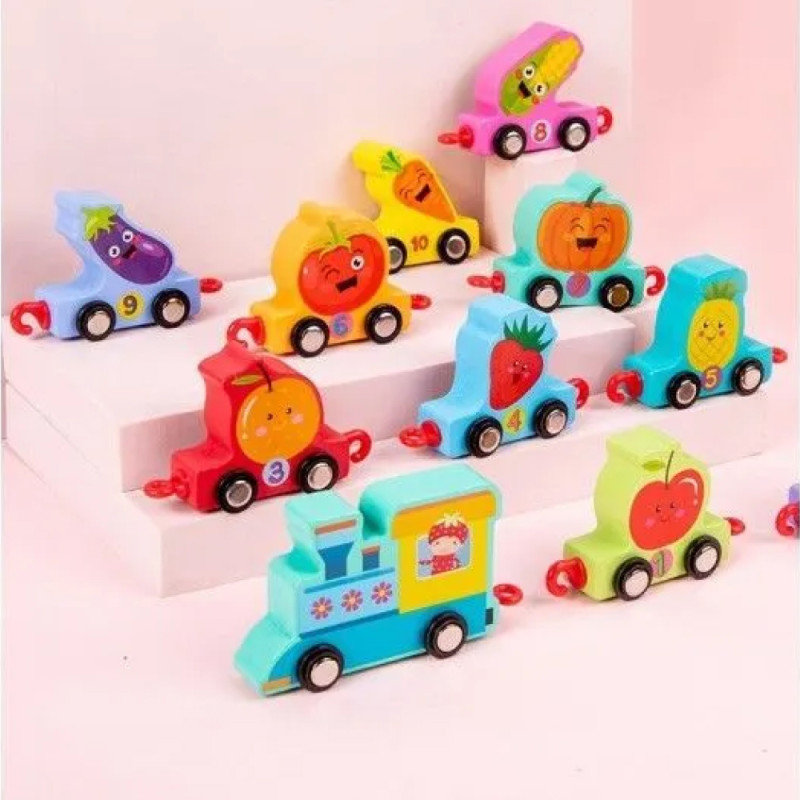ДР QIYI Wooden | Ze Tota Mimo| Овощи и фрукты| №01 11pcs