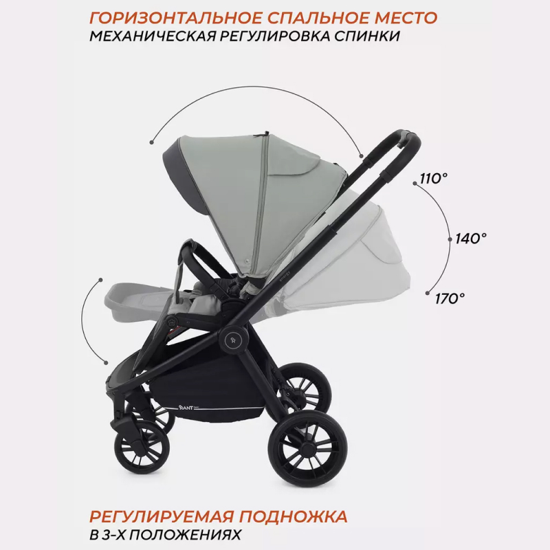 Прогулочная коляска Rant basic "Energy" RA096 2024