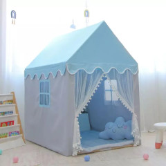 Детская палатка в форме домика с железными креплениями 
