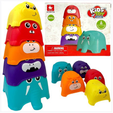 Пирамидка детская Kids Toy Animals 666-01M "Друзья"
