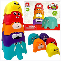 Пирамидка детская Kids Toy Animals 666-01M "Друзья"