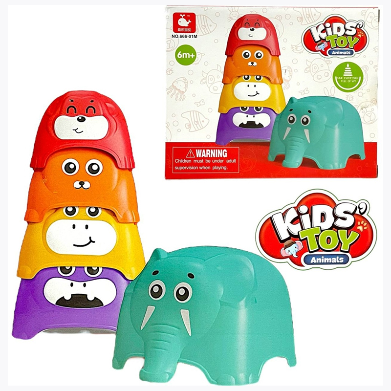 Пирамидка детская Kids Toy Animals 666-01M "Друзья"