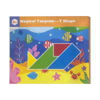 Деревянная логическая равивашка "Magical Tangram -- T Shape"