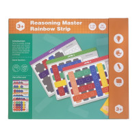 Деревянная логическая равивашка "Reasoning Master Rainbow Strip"